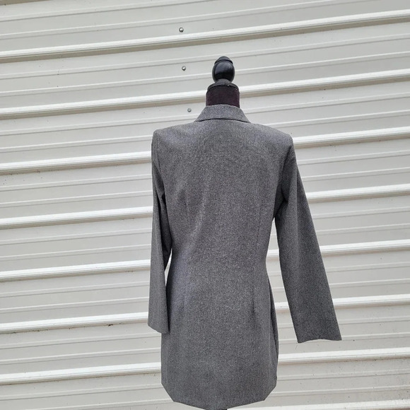 I.N. San Francisco Gray Blazer Jacket Career Women Sz 11 Made in USA - Picture 9 of 10